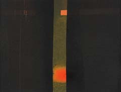 Esther Naused: o.T., 2011, Tusche/Acryl auf Papier, 12 x 16 cm
